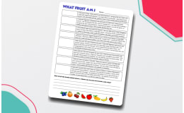 Health Worksheets: What Am I?