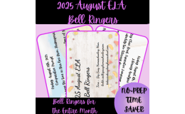 High School 2025 August ELA Bell Ringers