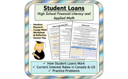High School Financial Literacy: Student Loans- Life Skills for College