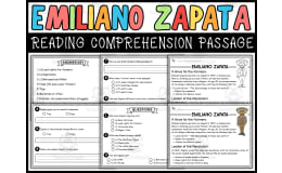 Hispanic Heritage Month Social Studies: Emiliano Zapata Passage