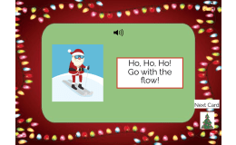Ho Ho Ho! Go With The Flow Boom Cards, SEL Coloring Pages