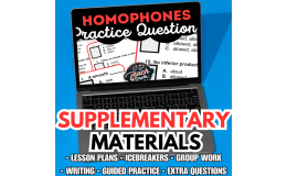 Homophones Supplementary Materials Grade 5-6 (PDF)