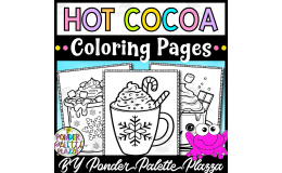 Hot Cocoa Coloring Pages – Cozy Winter Set