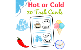 Hot or Cold Task Cards.