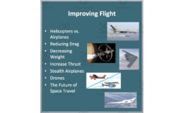 How Flight Can Be Improved - Google Slides and PowerPoint Lesson