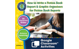 How to Write a Book Report: How to Write a Fiction Book Report & Graphic Organizers for Fiction Book Reports - Google Slides Gr. 5-8