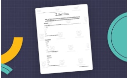 "I Am" Poem Writing Template