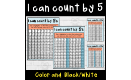 I can count by 5's to 100 and 120 on a hundreds chart