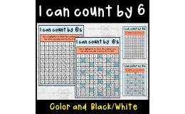 I can count by 6's to 100 and 120