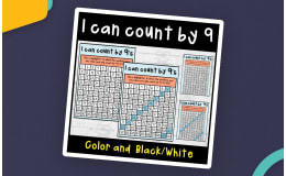 I can count by 9's to 100 or 120