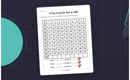 I Can Count By Tens to 100 Worksheet