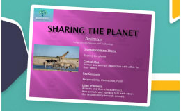 IB PYP - SHARING THE PLANET - ANIMALS - PLANNER & RESOURCES