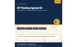 IEP Meeting Agenda Kit: Facilitation Scripts for Secondary Teams
