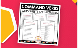 Imperatives Command Verbs Grammar Practice Worksheet for Grade 1, 2, 3