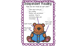 Independent Reading Charts – 6 Expectations Set