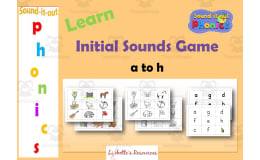 Initial/Beginning Sounds Matching Game: A to H