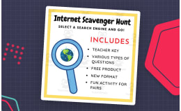 Internet Search Scavenger Hunt: Search Engine Game