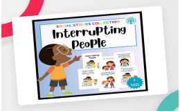 Interrupting People Social Story – Conversation Skills