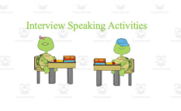 Interview Speaking Activities