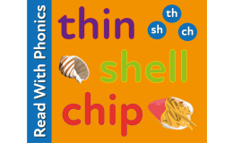 Introduces Consonant Digraphs, Sh, Ch, Th, & words ending in Y