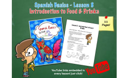 Introduction to Food & Drinks - Lesson 8 (COMPLETE SPANISH LESSON!)
