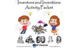 Inventors and Inventions Activity Packet and Worksheets