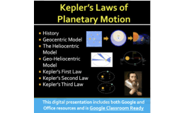 Kepler's Laws of Planetary Motion - Earth and Space Lesson