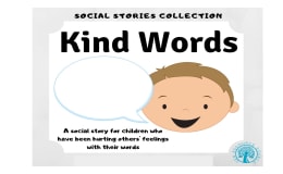 Kind Words Social Story