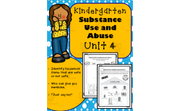 Kindergarten Health: Unit 4