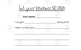 Kindness Slips | Classroom Community Building