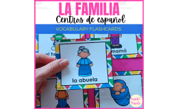 La Familia - Family in Spanish Vocabulary and Games