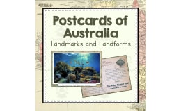 Landmarks and Landforms of Australia | Continent Australia Unit Study | Geography Bundle