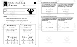 Lesson 4.1 - Potential & Kinetic Energy