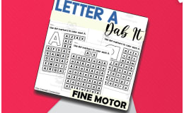 Letter A Dab It Worksheets