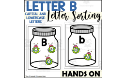 Letter B Capital and Lowercase Letter Sorting