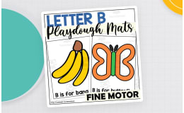 Letter B Playdough Mats