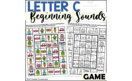 Letter C Beginning Sound Game