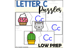 Letter C Beginning Sound Puzzles