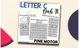 Letter C Dab It Worksheets