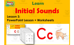 Letter C: PowerPoint and Worksheets: Lesson 3