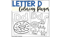 Letter D Coloring Pages