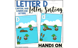 Letter D Letter Recognition Sort for Capital and Lowercase Letters