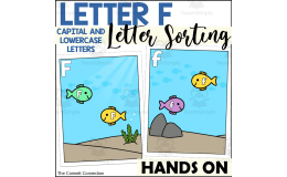 Letter F Letter Recognition Sort with Capital and Lowercase Letters