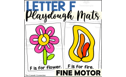 Letter F Playdough Mats