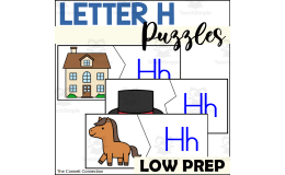 Letter H Beginning Sounds Puzzles