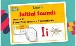 Letter I: PowerPoint and Worksheets: Lesson 9
