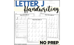 Letter J Handwriting Worksheets