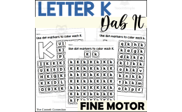 Letter K Dab It Worksheets