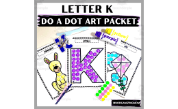 Letter K Do A Dot