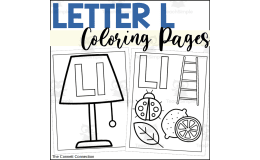 Letter L Coloring Pages